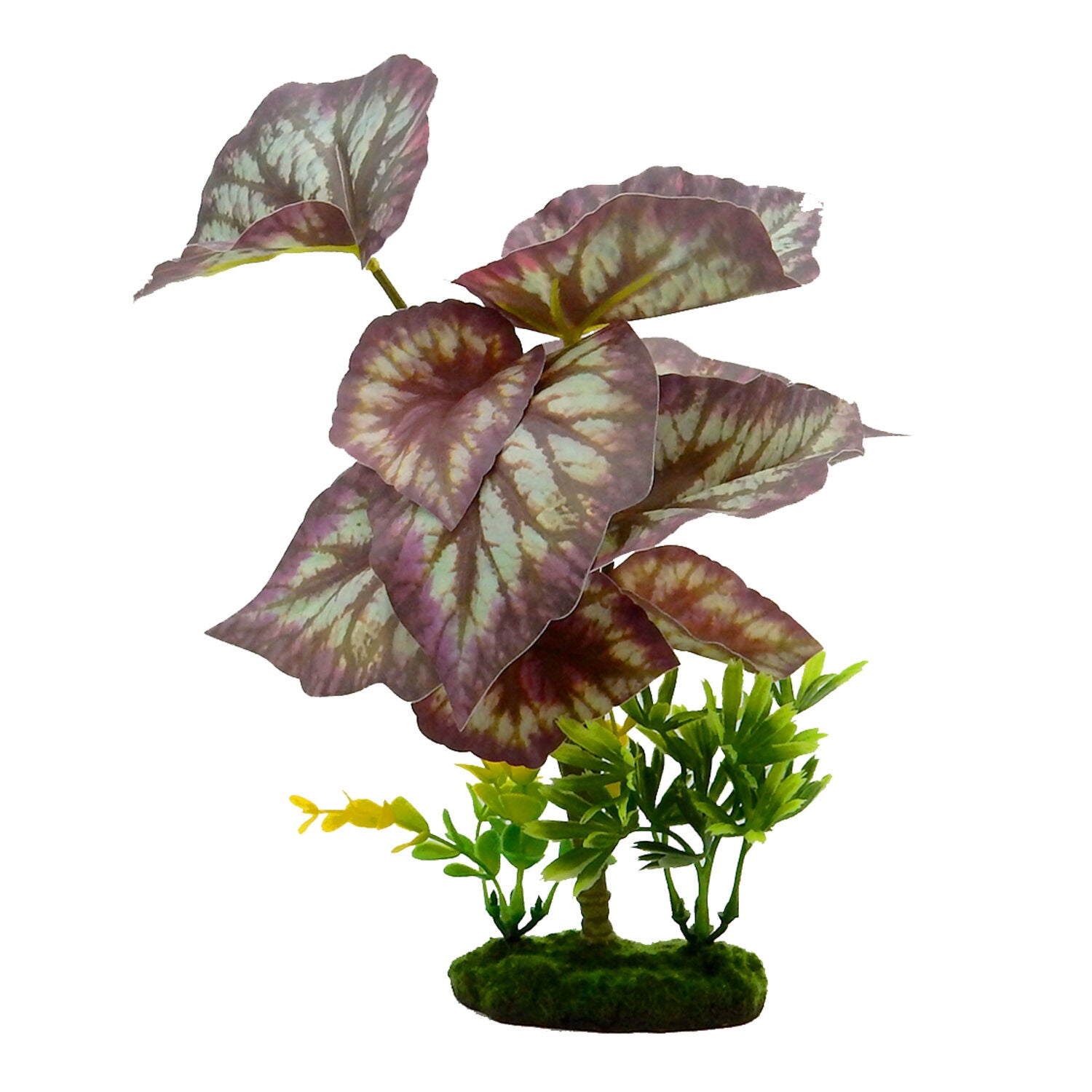 Blue Ribbon Tropical Gardens&reg; Pink Caladium Bicolor Plant Aquarium D&eacute;cor