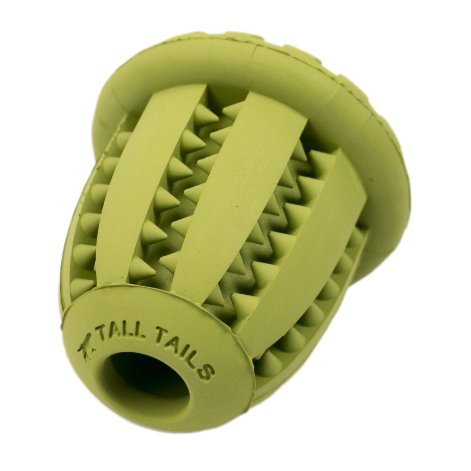 Tall Tails Natural Rubber Acorn Interactive Treat Dispensing Dog Toy, 3"