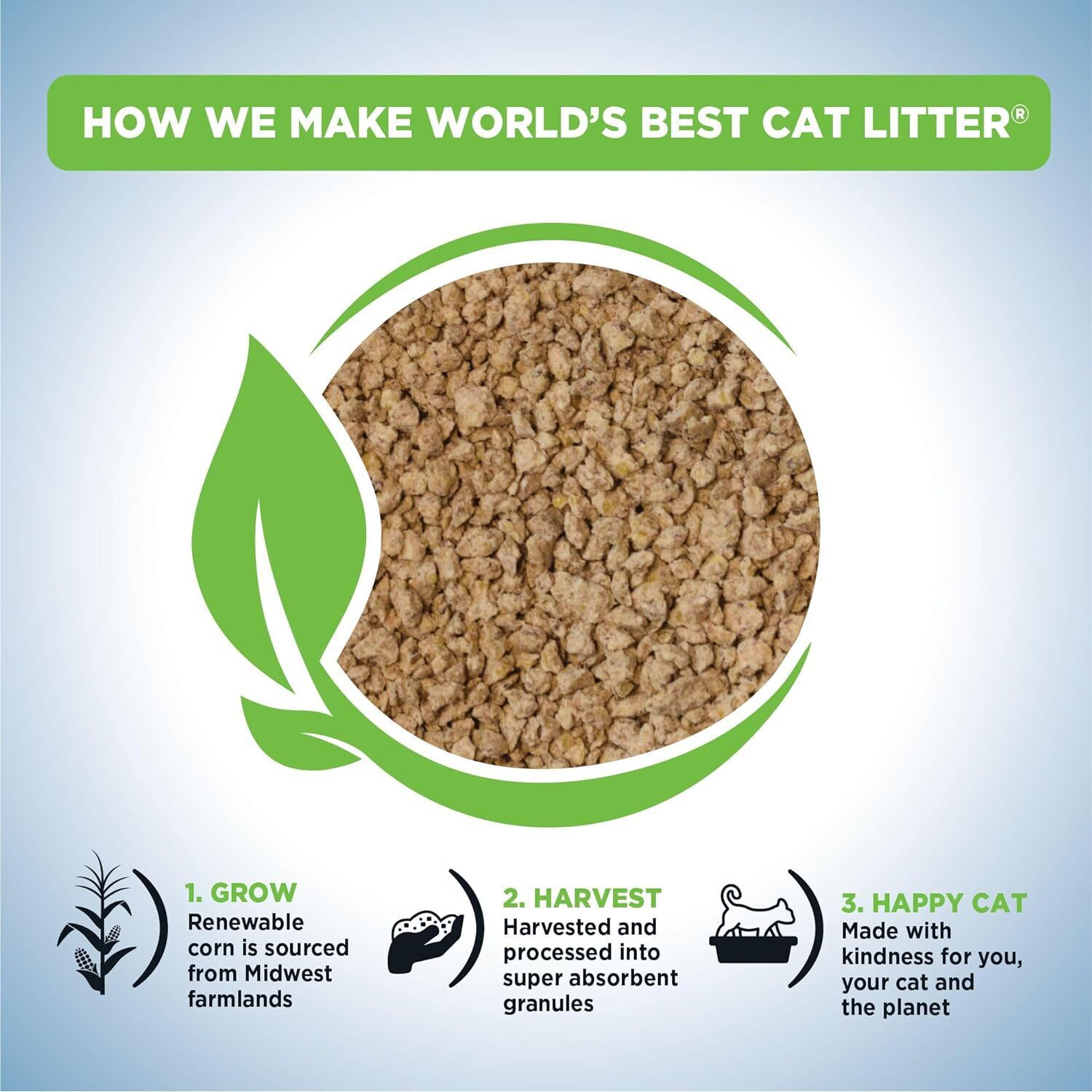 World's Best Poop Fighter Maximum Odor Defense Clumping Cat Litter, 8-Lb