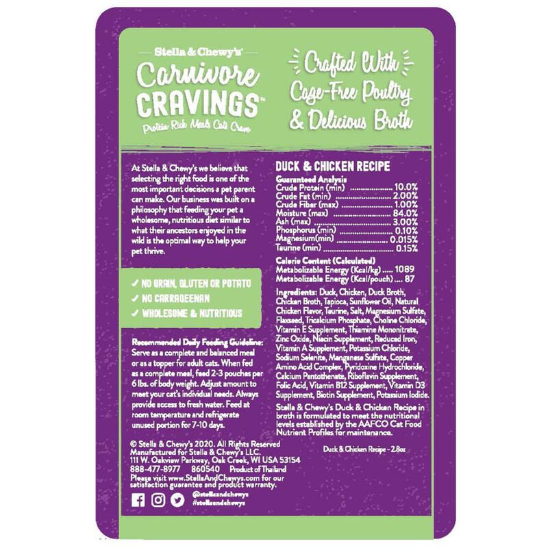 Carnivore Cravings Duck & Chicken Recipe Cat Food image number 2