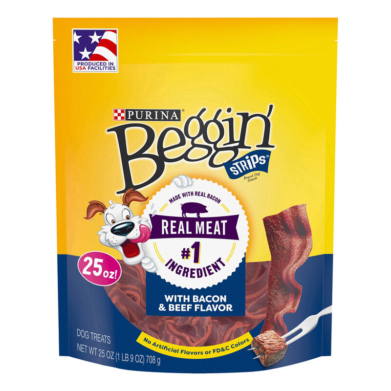 Beggin' Strips Bacon & Beef Dog Treat image number 1