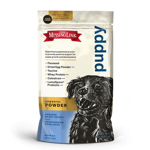 The Missing Link Superfood Powders Puppy Growth & Development Supplement, 8 Oz Bag