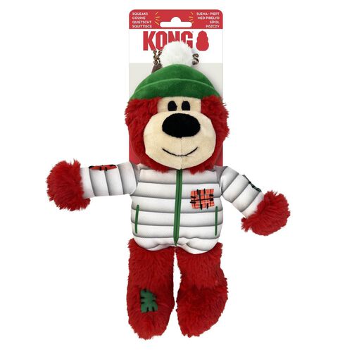 Kong Holiday Wild Knots Bear Assorted Dog Toy