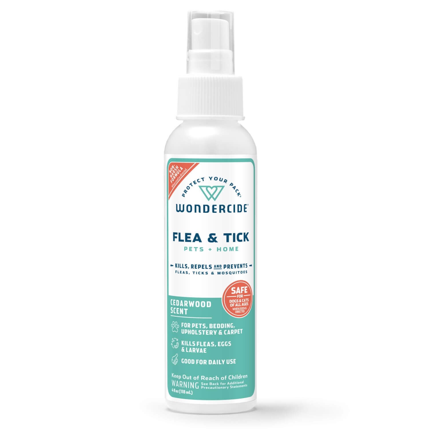 Wondercide Flea, Tick & Mosquito Control & Repellent Spray For Dogs, Cats & Home, Cedar-16Oz