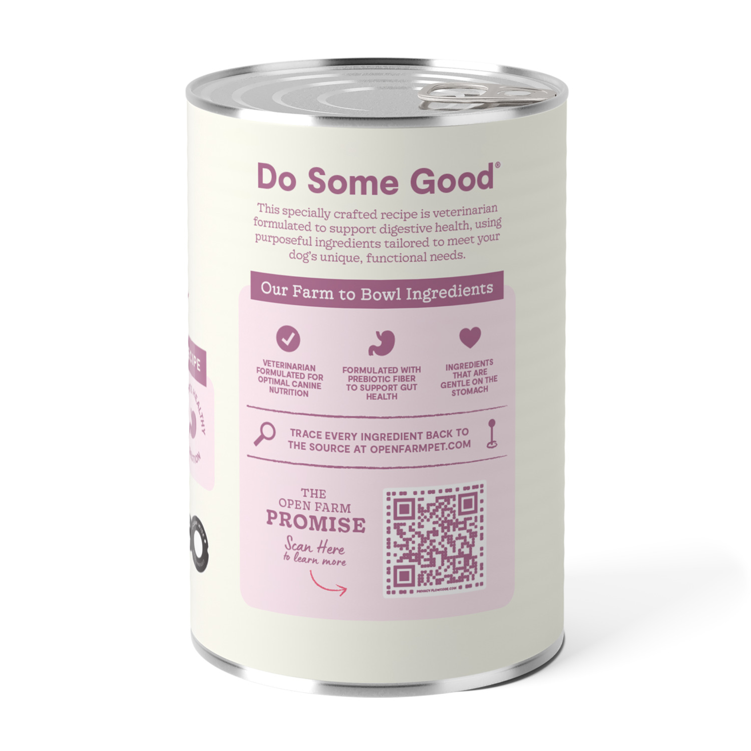 Open Farm Digestive Health Wet Dog Food, Whitefish & Pollock Recipe, 12.5-Oz Can
