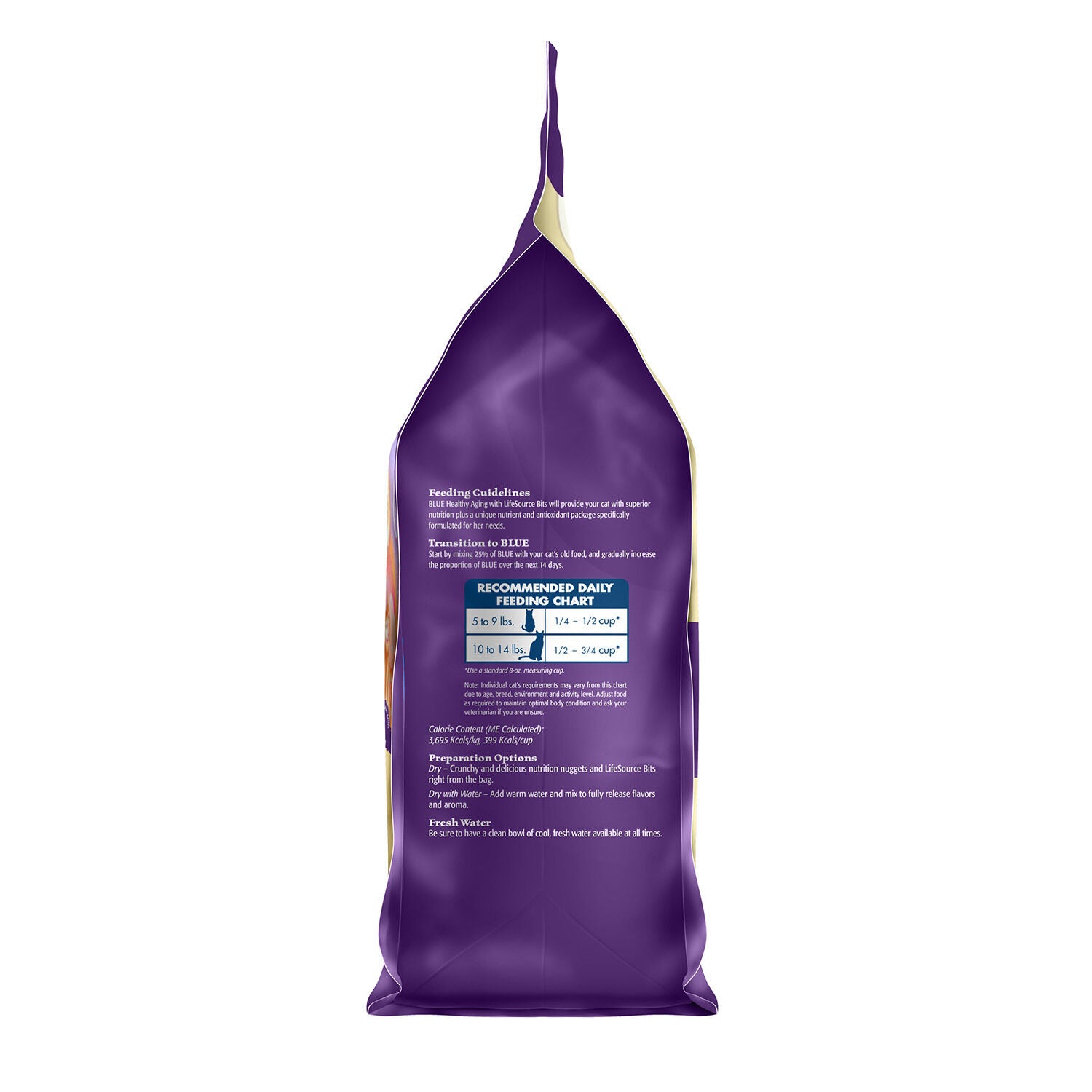 Blue healthy aging top cat food