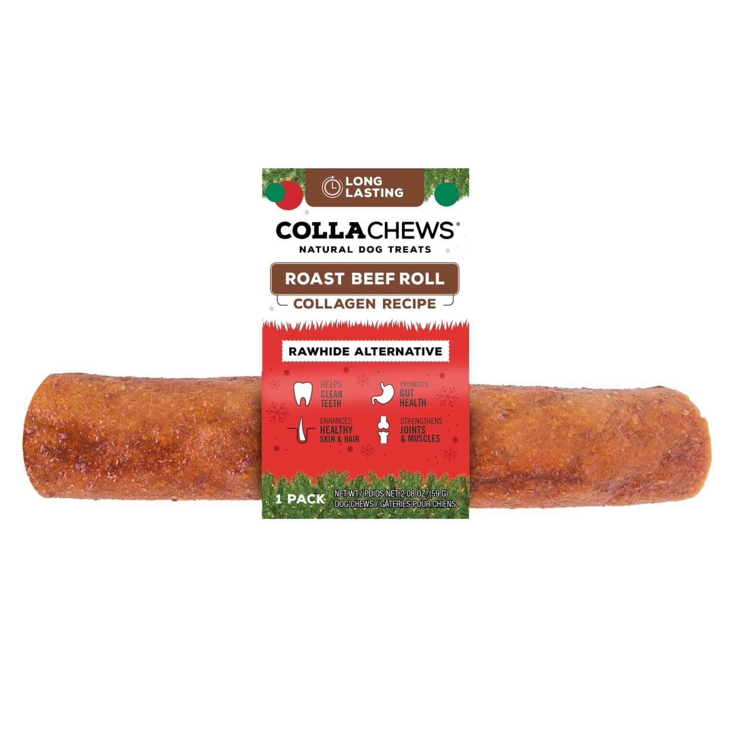 Not rawhide beef roll sales