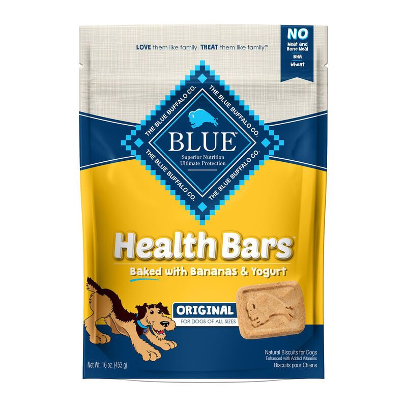 Health Bars Baked With Banana & Yogurt Dog Treats image number 1