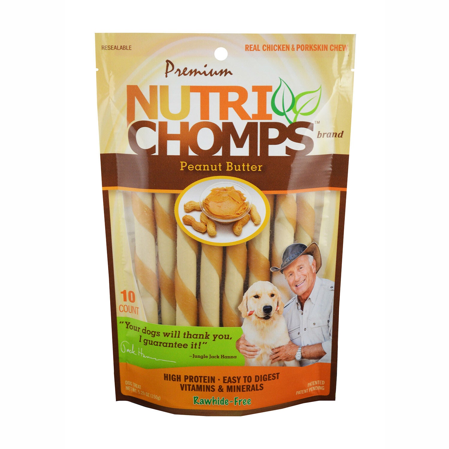 Peanut Butter Flavor Mini Twists Dog Treat