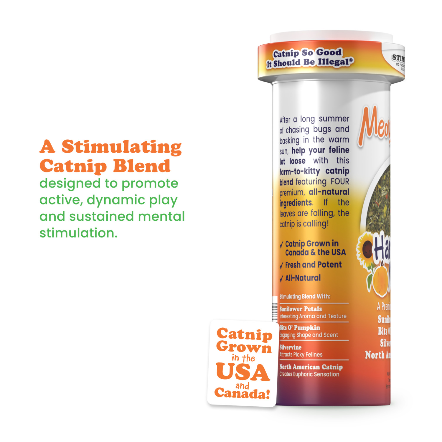 Meowijuana Harvest Moon Premium Stimulating Catnip