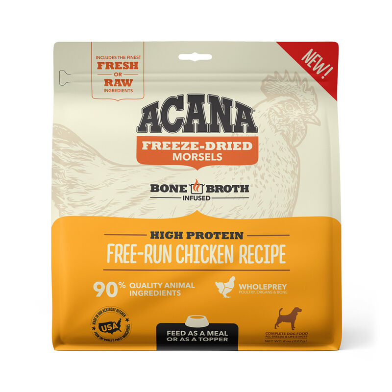 Acana Morsels Free Run Chicken Recipe Freeze Dried Dog Food image number 1