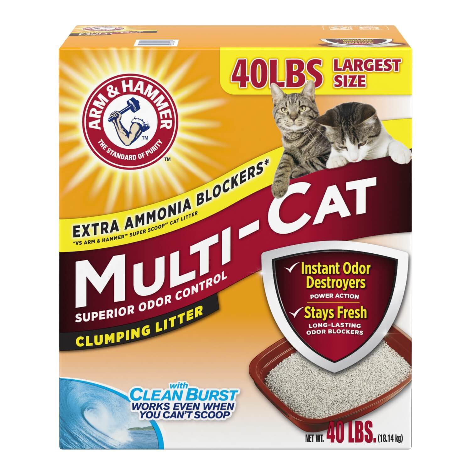 Arm & Hammer Multi-Cat Clumping Cat Litter