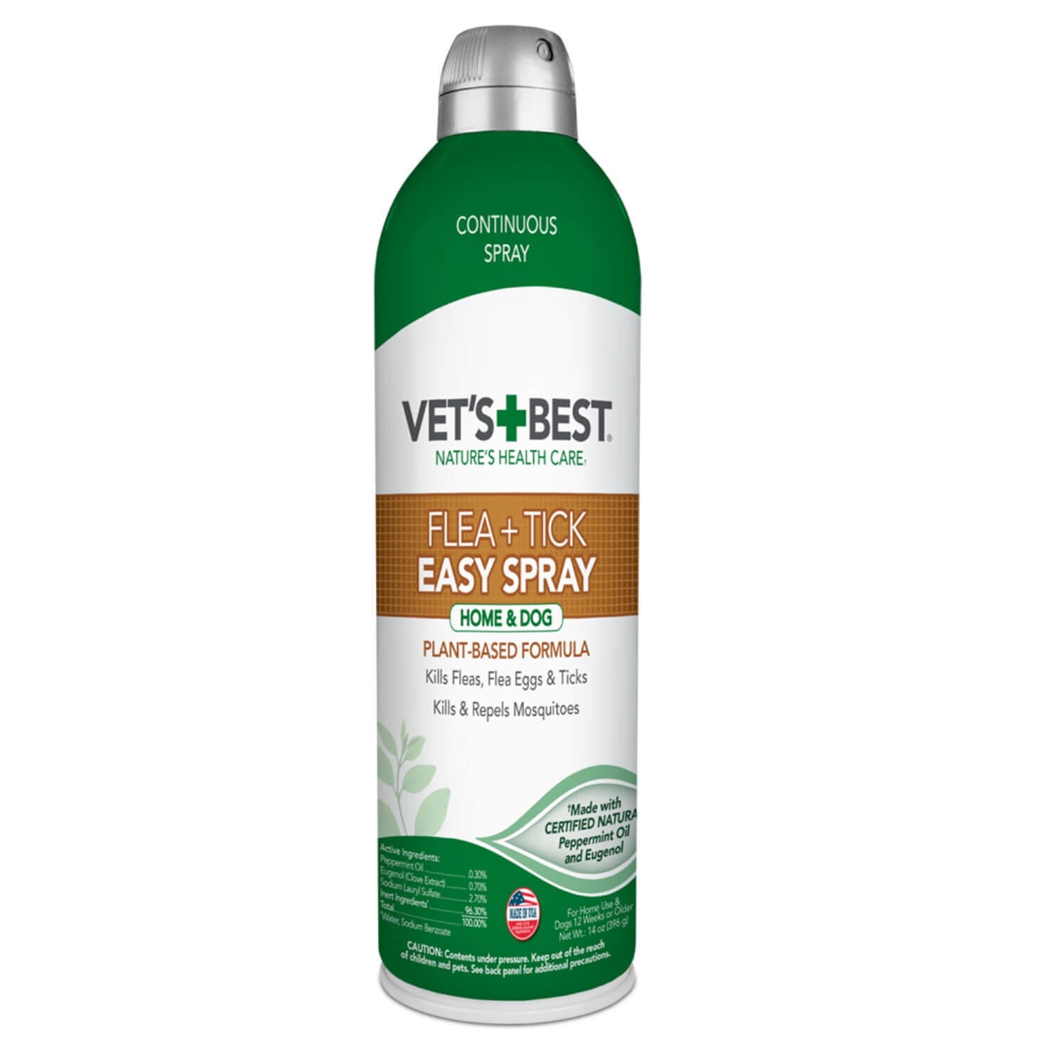 Vets Best Flea & Tick Easy Spray For Home And Dogs