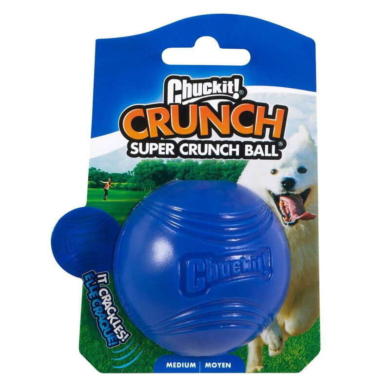 Super Crunch Ball Dog Toy, Medium