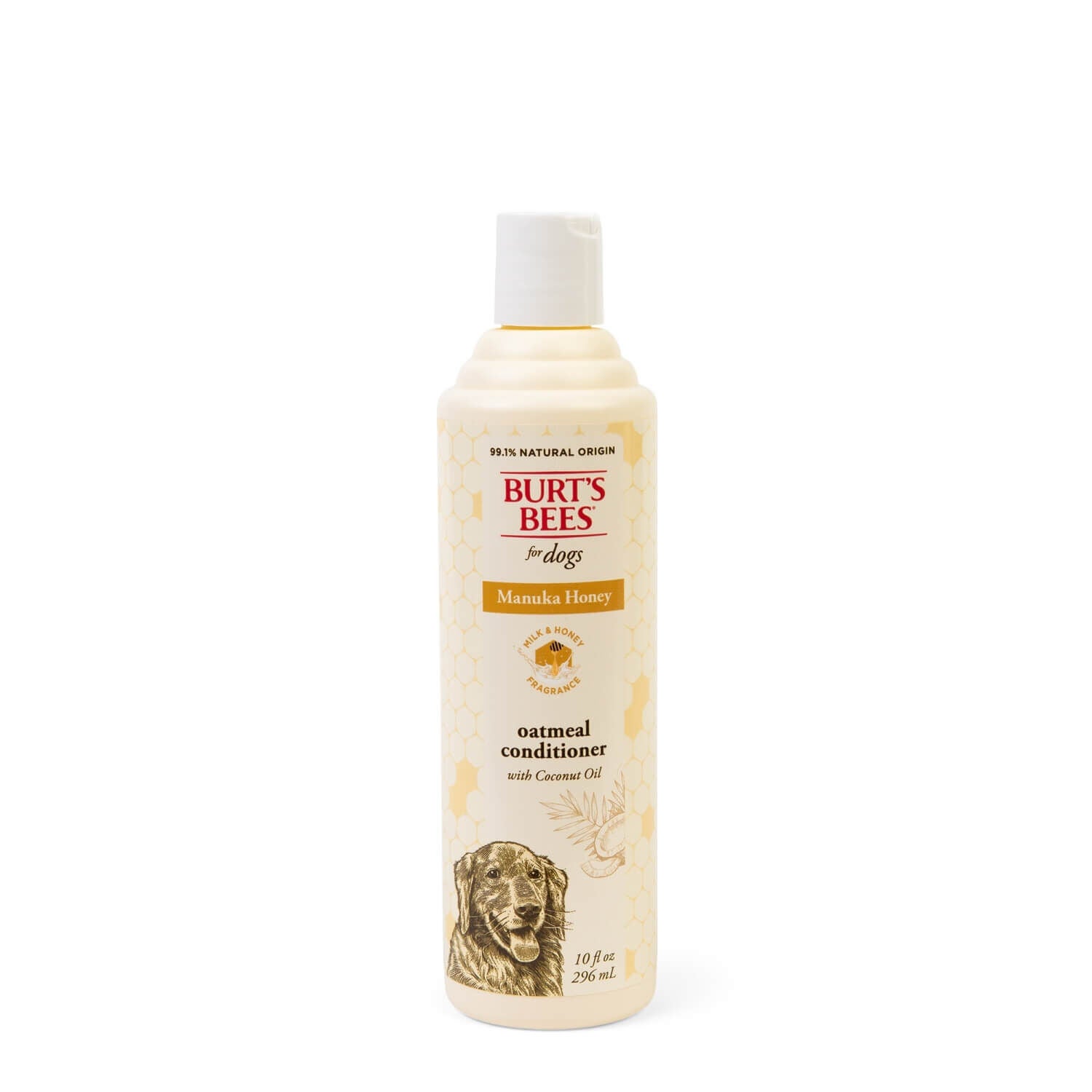 Burt's Bees Manuka Honey Oatmeal Dog Conditioner With Coconut Oil