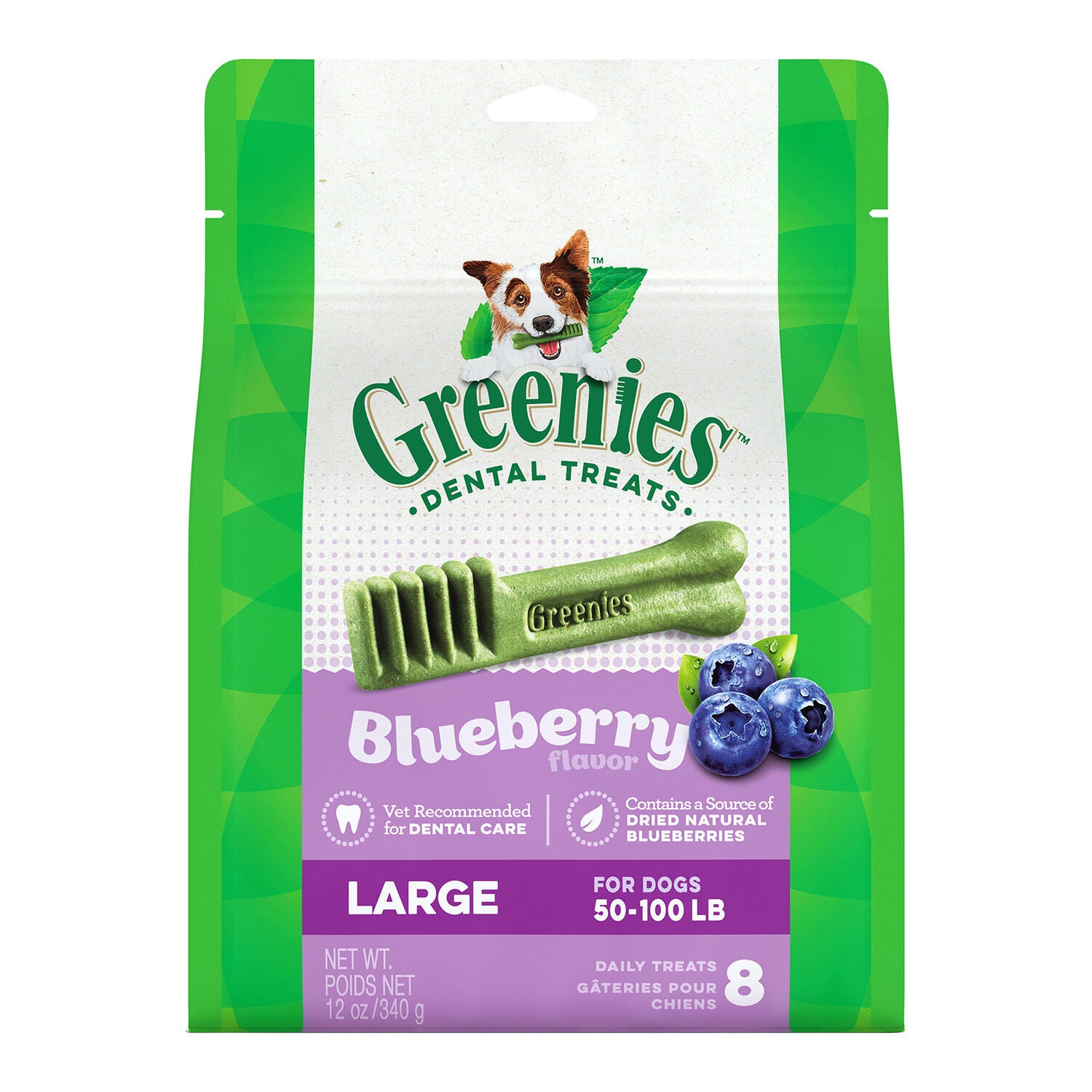 Greenies Blueberry Flavor Dental Treats, L Pet Supermarket Pet