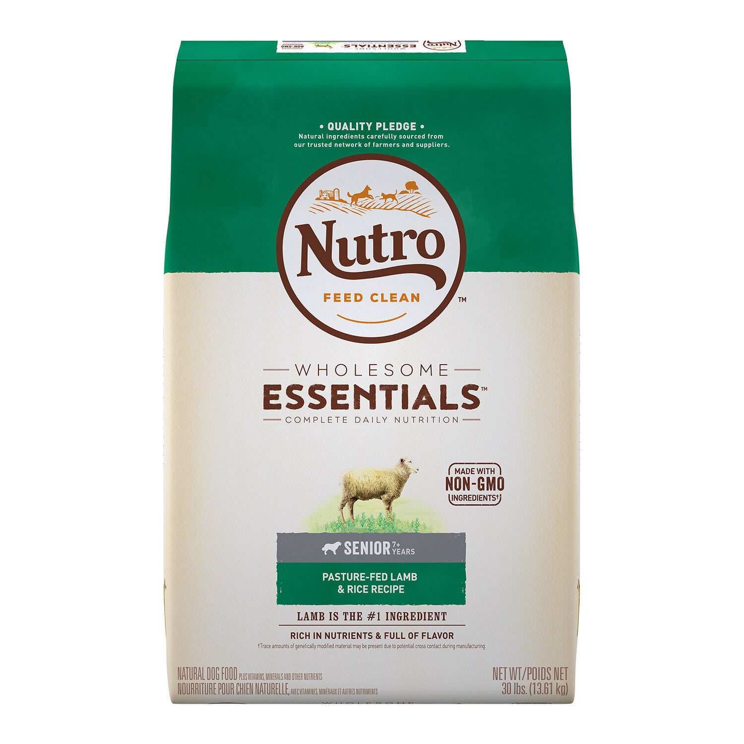 Senior dog food lamb clearance