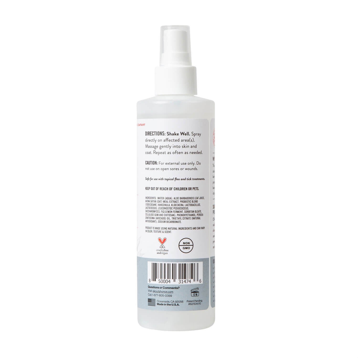 Skout's Honor Probiotic Itch Relief For Dogs & Cats, 8-Oz