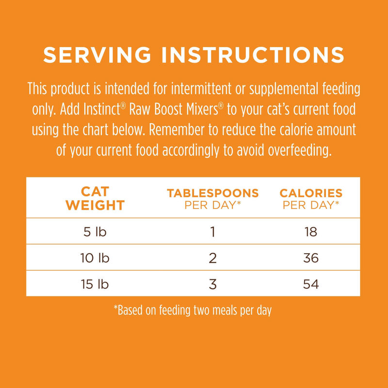 Instinct Freeze Dried Raw Boost Mixers Grain Free Digestive Health Recipe Cat Food Topper