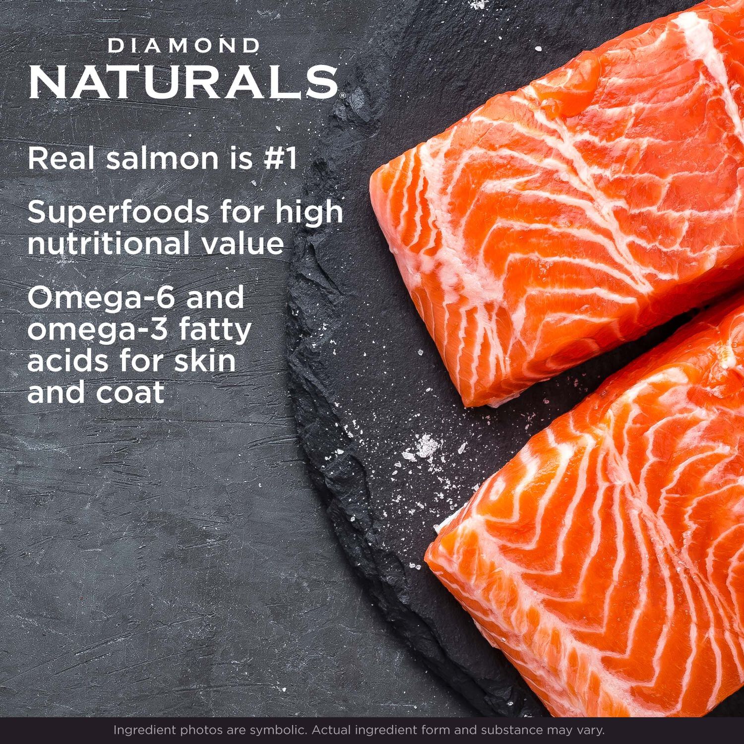 Diamond Naturals All Life Stages Skin & Coat Salmon & Potato Formula Dry Dog Food, 30-Lb Bag