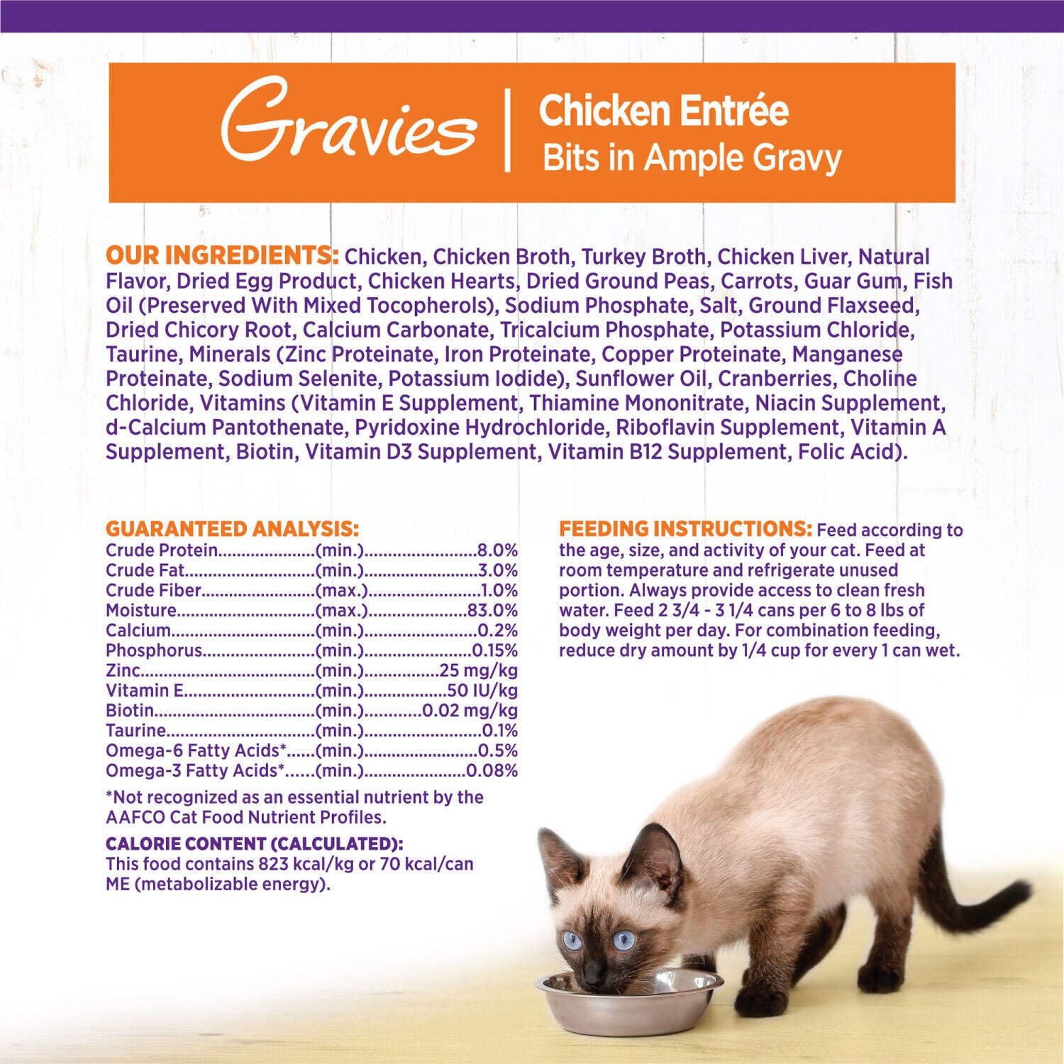 Wellness Complete Health Gravy Adult Wet Cat Food, Natural, Protein-Rich, Grain Free, 3 Ounce , Chicken Dinner