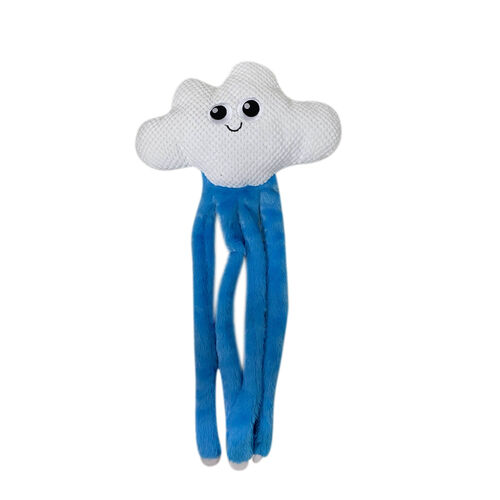 Xl Cloud With Dangle Raindrops Dog Toy