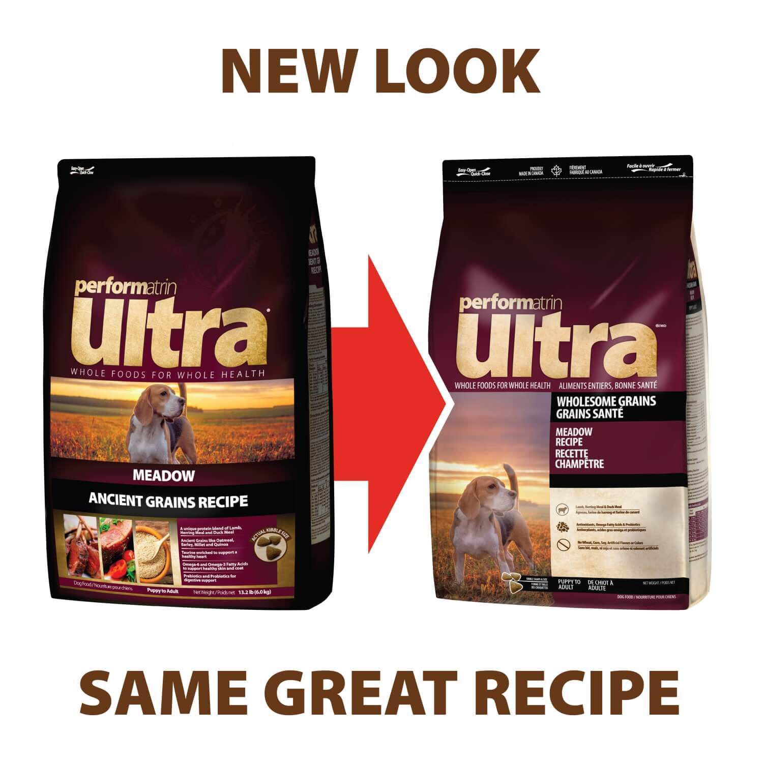 Performatrin Ultra Wholesome Grains Meadow Adult Recipe Dry Dog Food