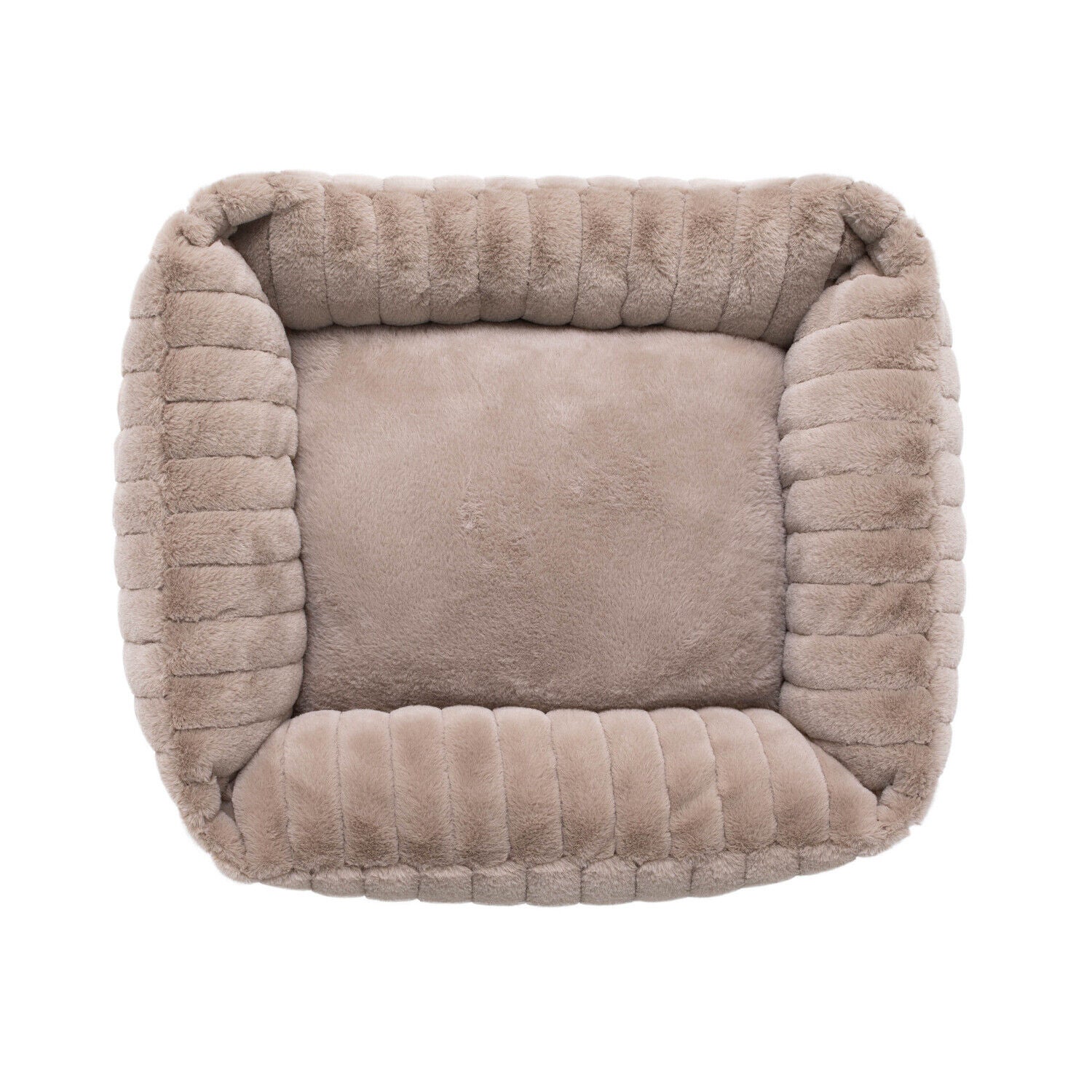 Petmate Lavender Infused Plush Cuddler Dog Bed, Assorted Colors, 26" X 22"