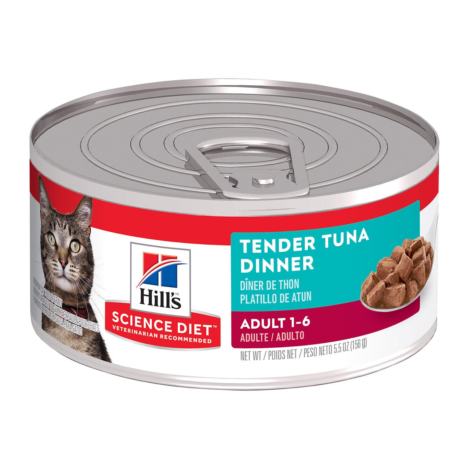 Hill S Science Diet Adult Tuna Wet Cat Food 5.5oz 24Pack Pet Supermarket