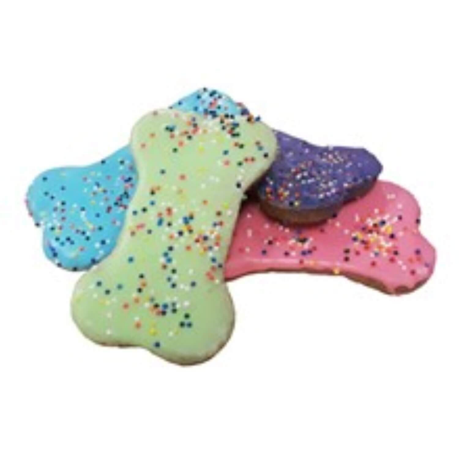 Pawsitively Gourmet Confetti Bone Hand Decorated Dog Treat 1ea Pet Supermarket