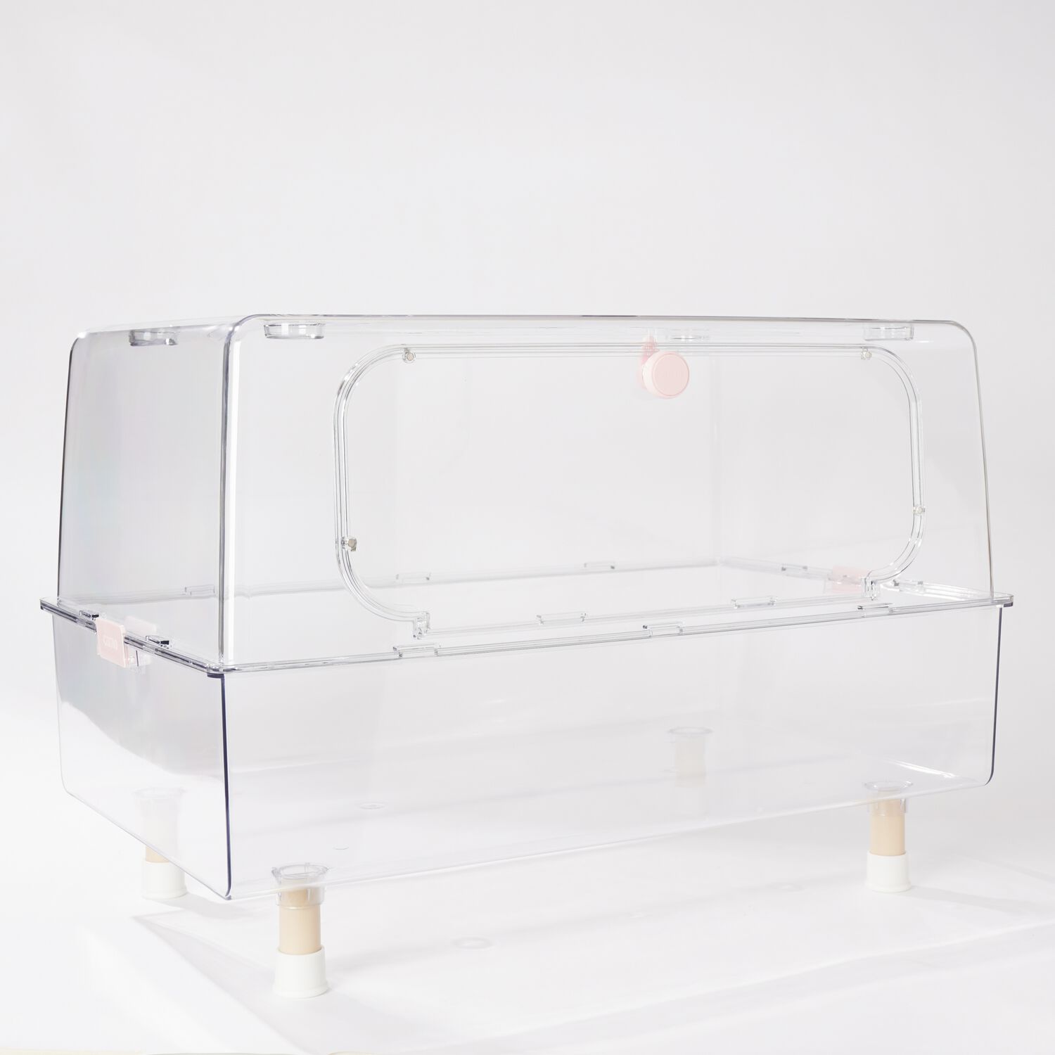 Mini & Moe Tv Viewing Hamster Cage, Transparent, 24" By 15" By 16"