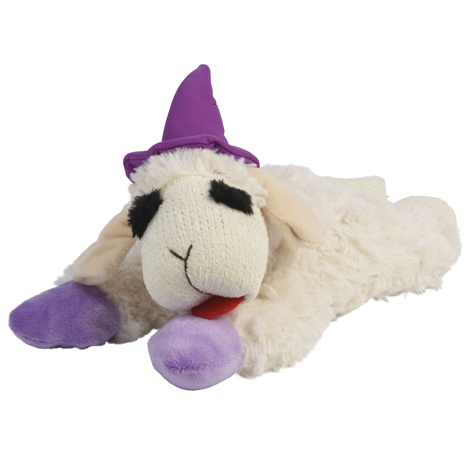 Multipet Halloween Lamb Chop Witch Squeaky Plush Dog Toy, Large, 10.5-Inches