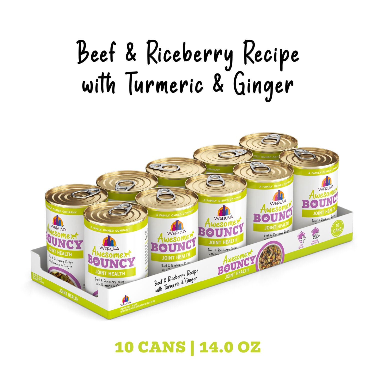 Weruva Awesome Bouncy Beef And Riceberry Recipe With Turmeric And Ginger Wet Dog Food