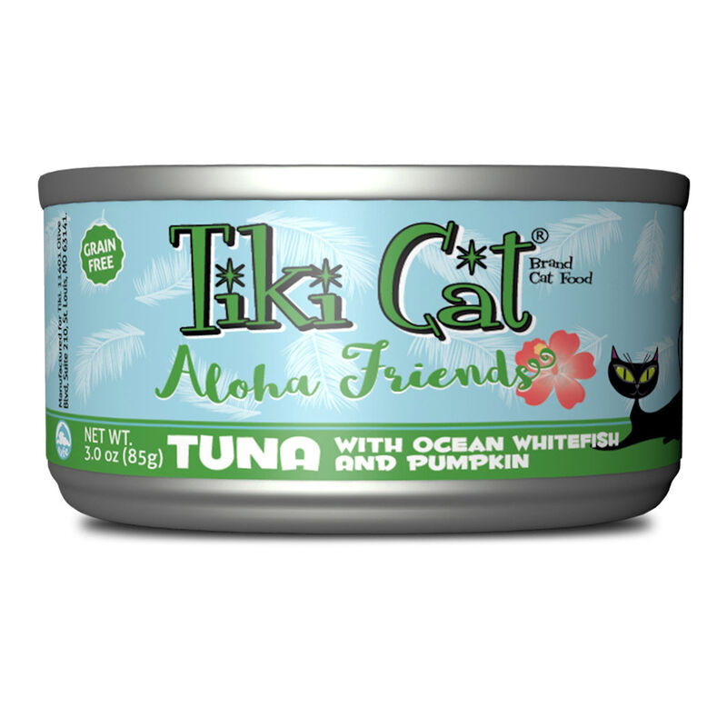 Aloha Friends Tuna With Ocean Whitefish & Pumpkin Cat Food