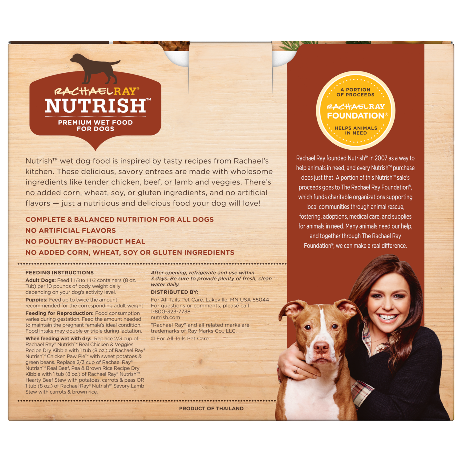 Rachael Ray&reg; Nutrish&trade; Savory Favorites Variety Pack Wet Dog Food, 8-Oz Pack Of 6