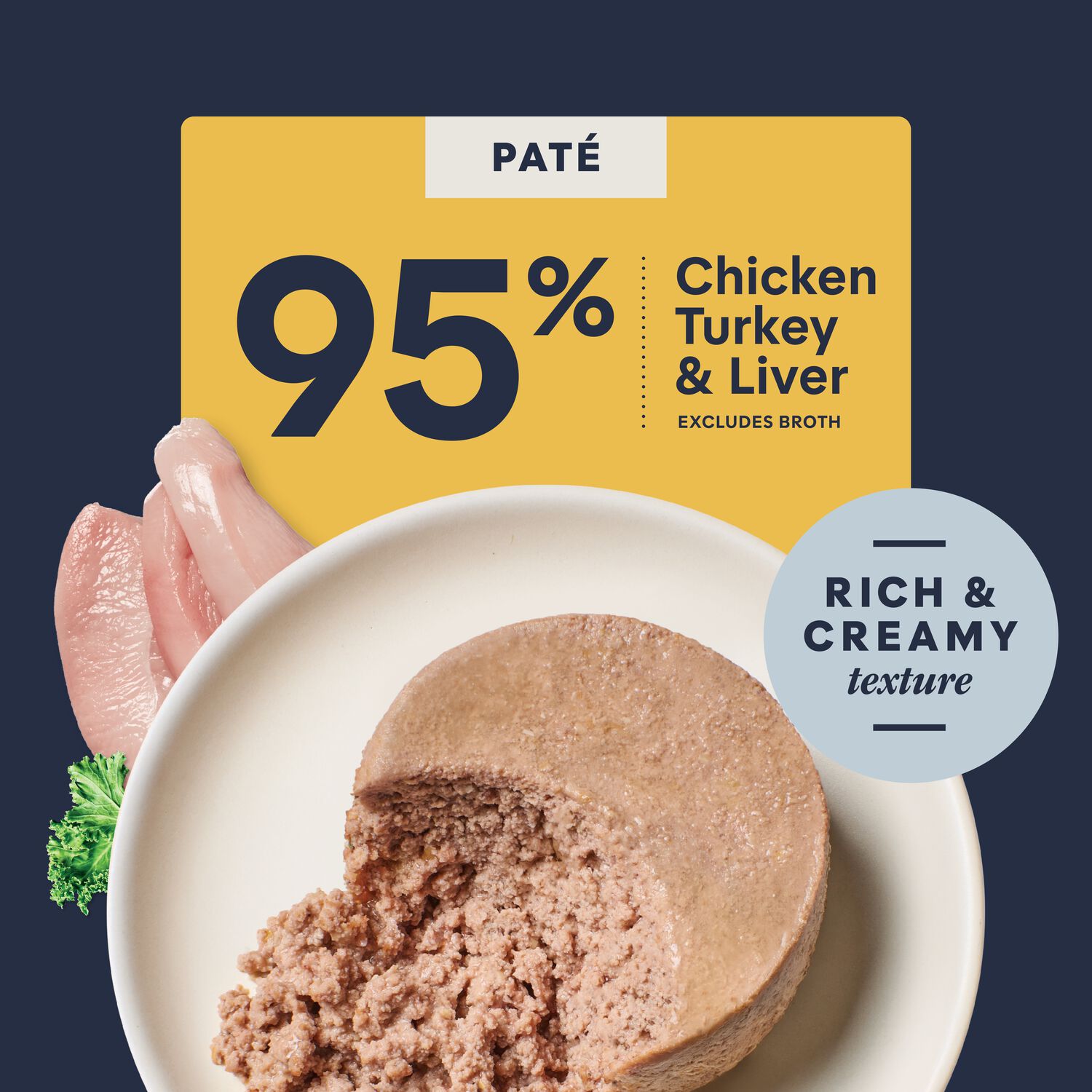 Instinct Original Grain-Free Pate Wet Cat Food,  Chicken Recipe, 3-Oz Can Pack Of 24