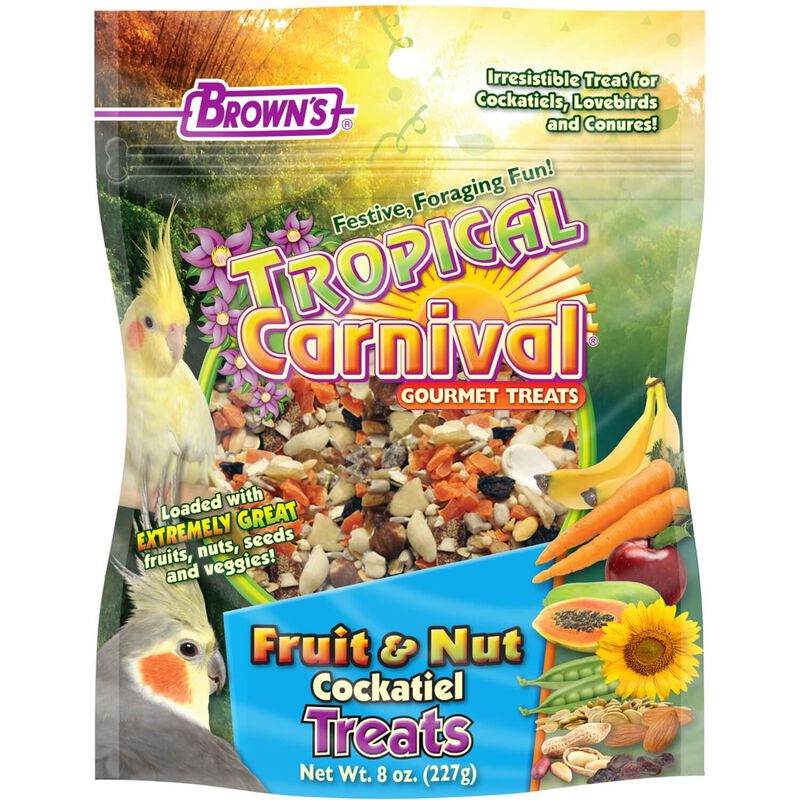 Tropical Carnival Fruit & Nut Cockatiel Treat