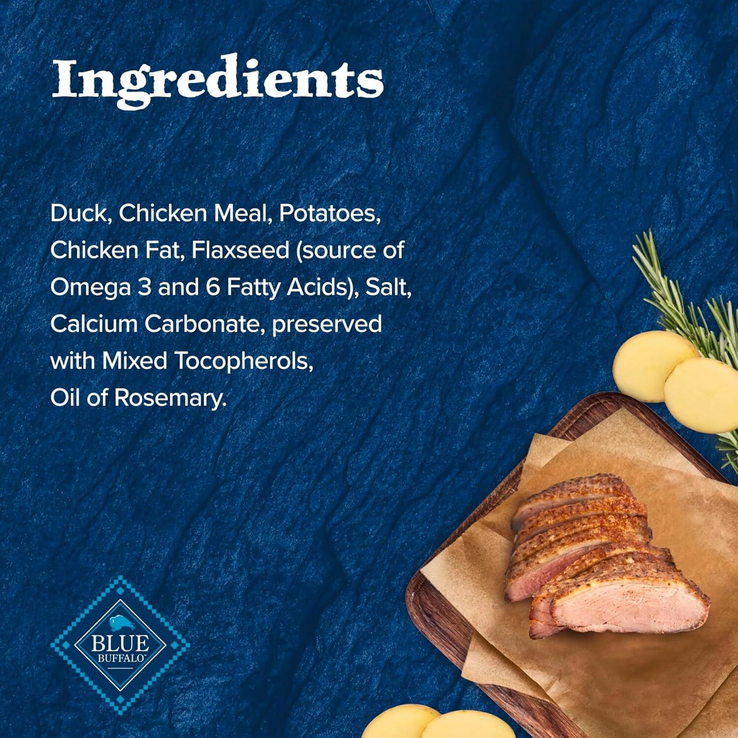 Blue Buffalo Wilderness Trail Treats Grain-Free Biscuits Duck Recipe Dog Treats, 10-Oz