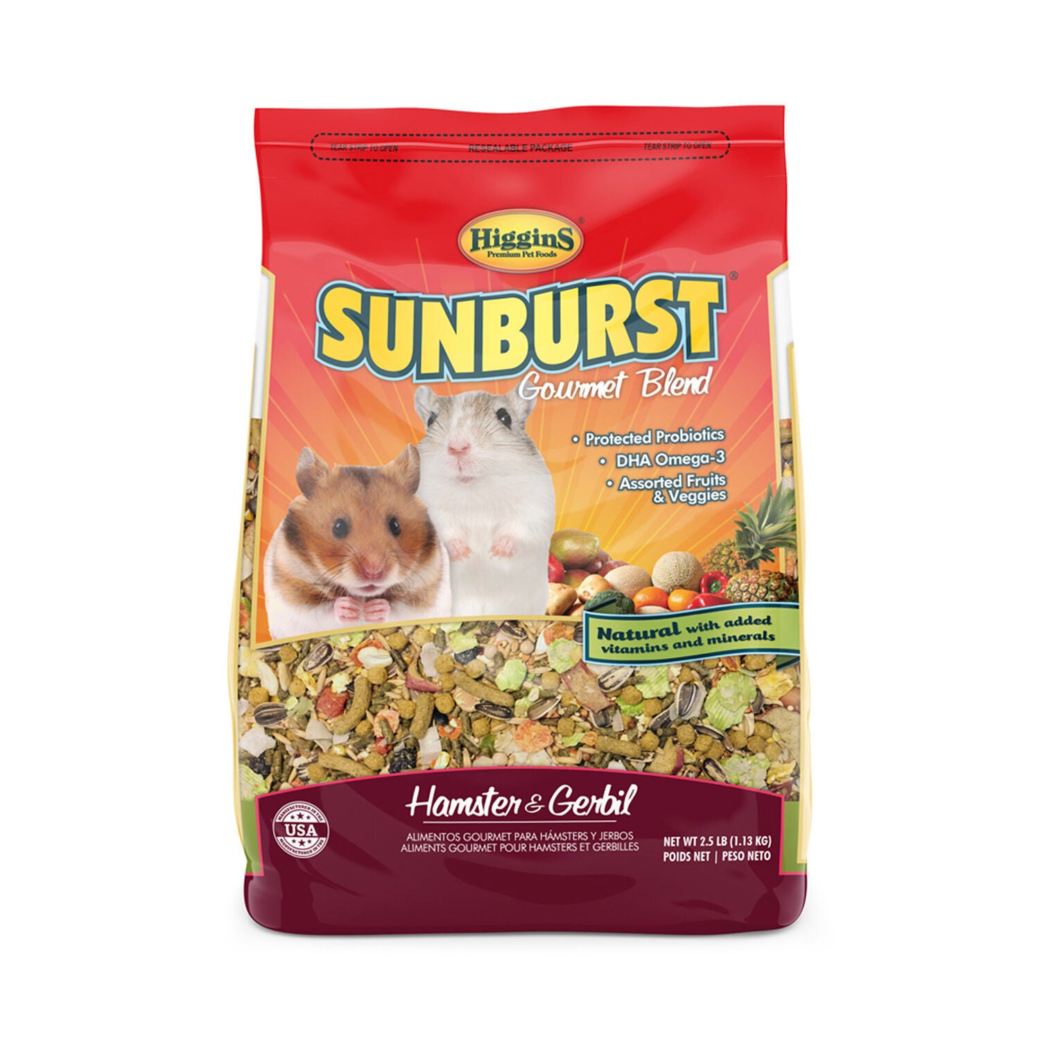 Sunburst Gourmet Blend Hamster Gerbil 3lb Pet Supermarket