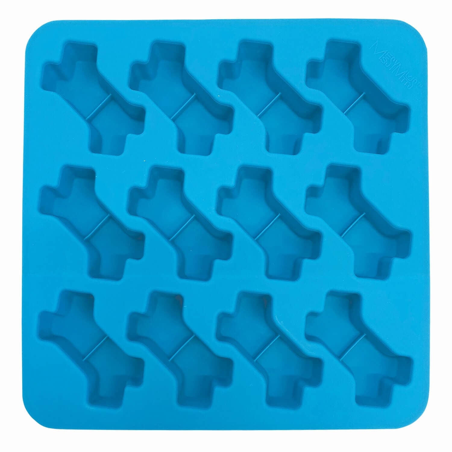 Messy Mutts Silicone Bake & Freeze Dog & Cat Treat Making Mold, 12-1Oz