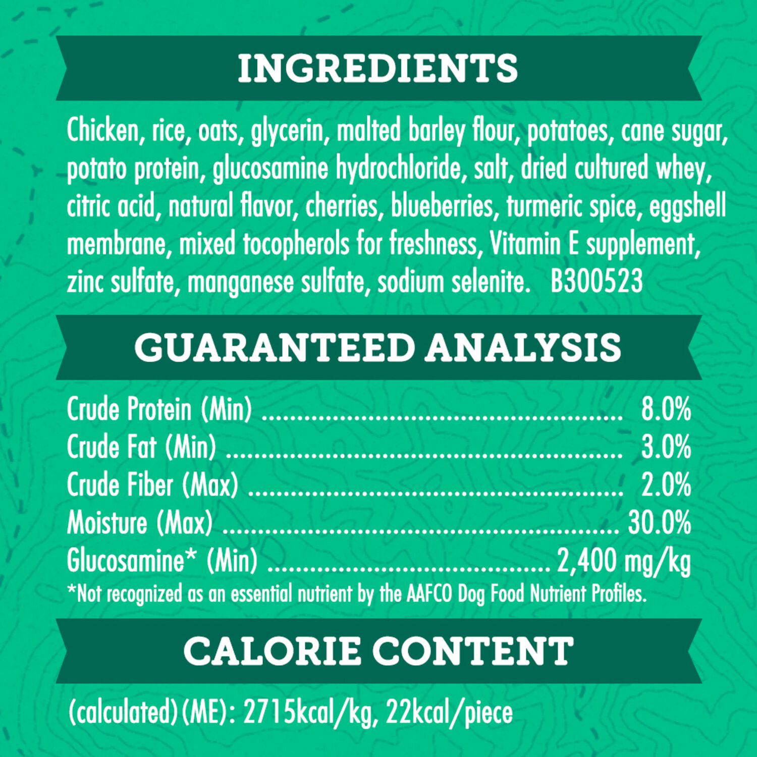 Zuke&rsquo;S Hip And Joint Support Chicken Recipe Soft & Chewy Senior Dog Treats, 6-Oz Bag