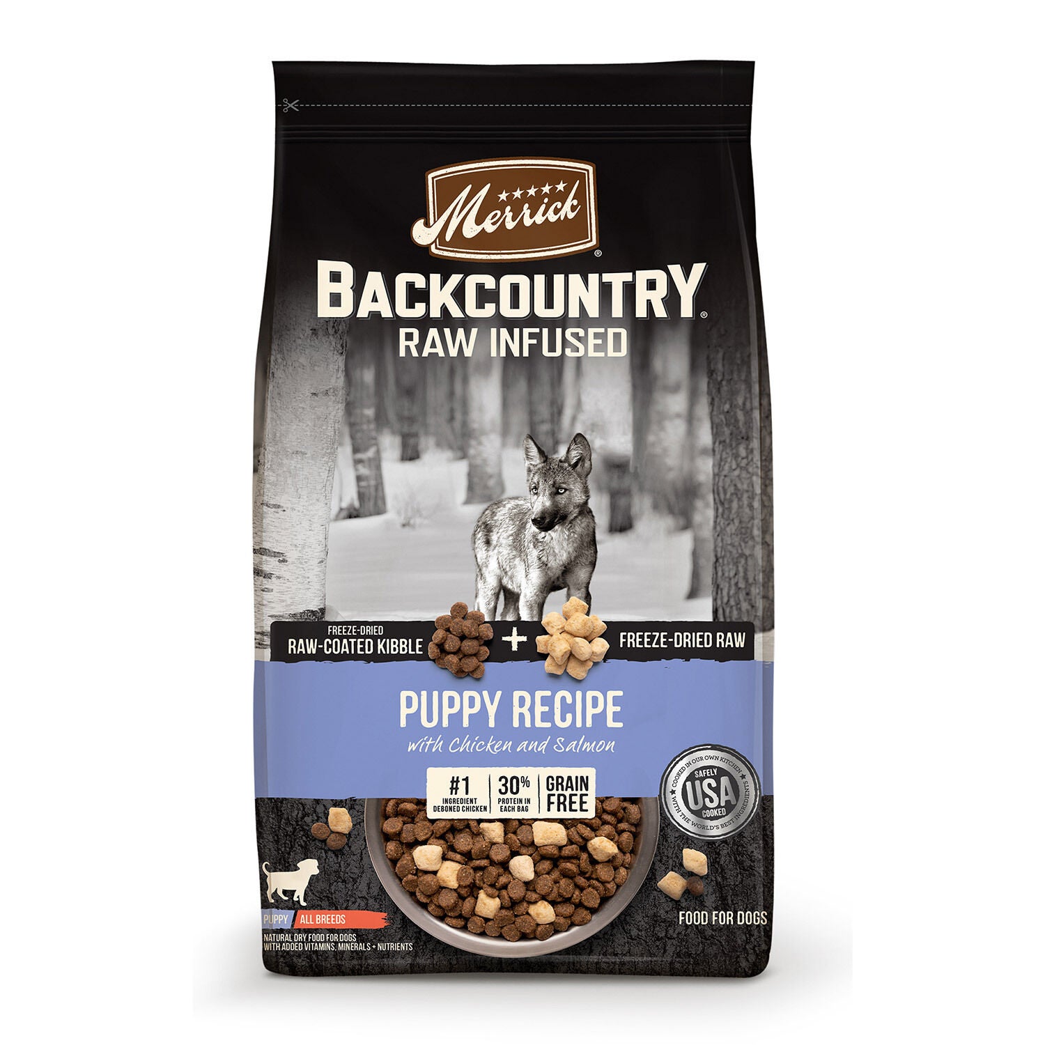Merrick Backcountry Raw Infused Puppy Recipe Dog Food Pet