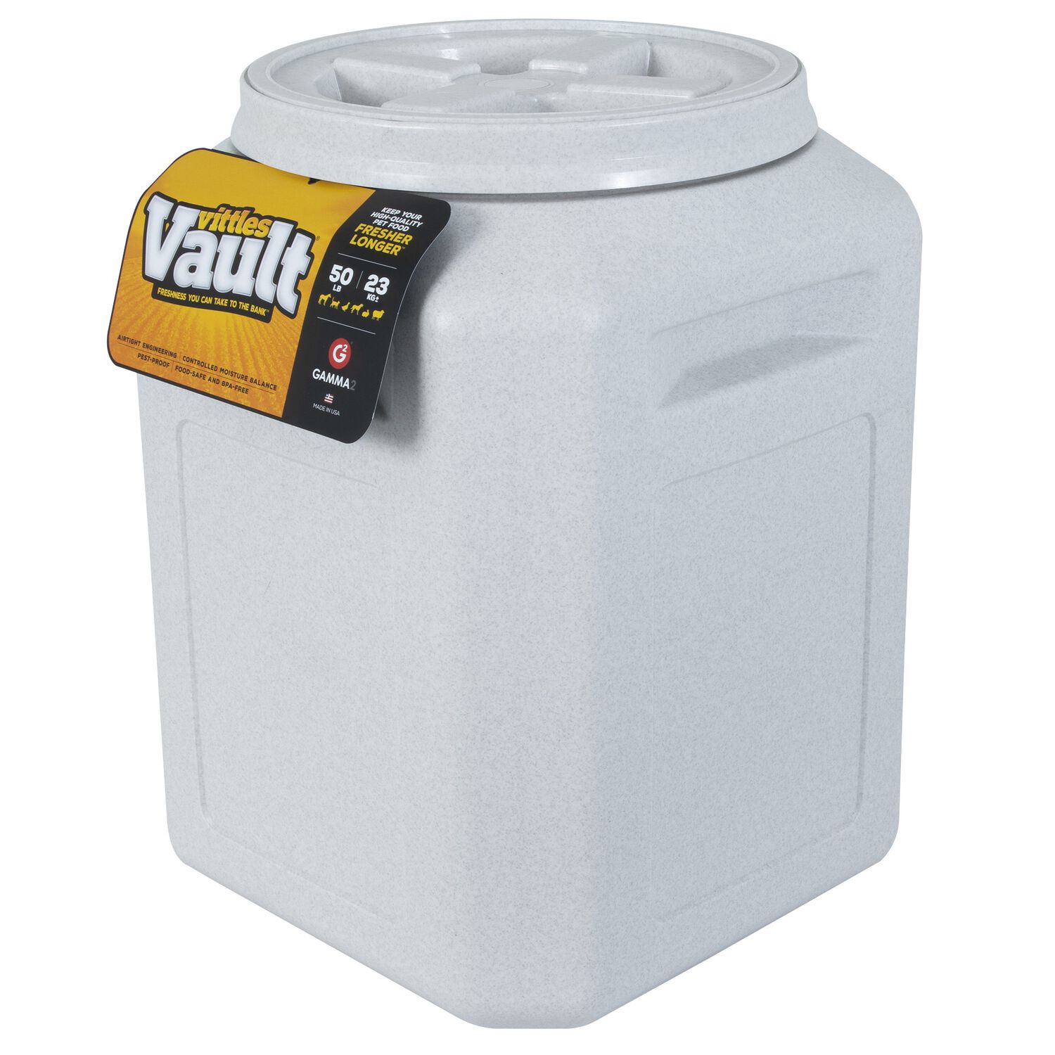 Vittles Vault Outback Waterproof, Insect & Pest-Proof Pet Food Storage Container, 50-Lb Capacity
