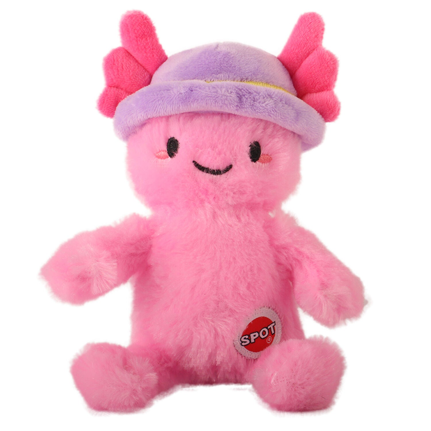 Spot Axolotl With Hat Plush Squeaky Dog Toy, 6" - Assorted