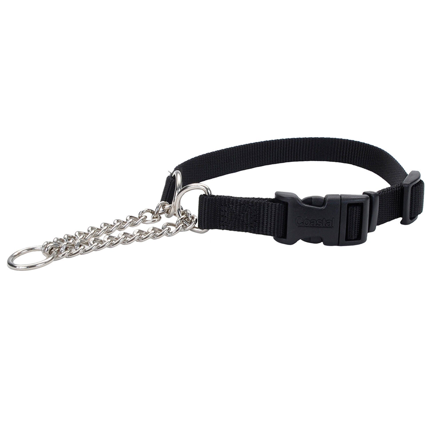 Coastal Pet Products Adjustable Check Training Collar With Buckle - Black