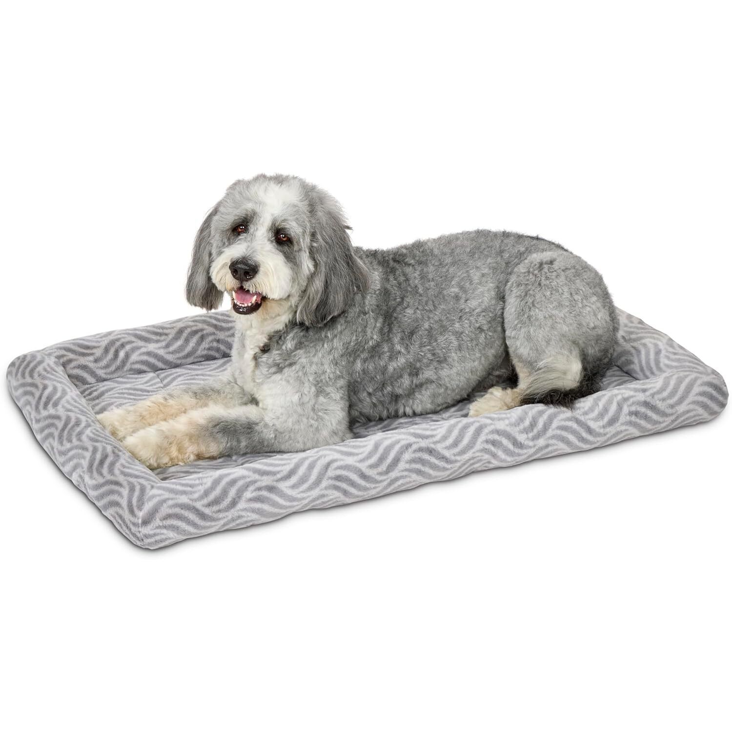 Midwest Quitetime Deluxe Wave Ultra-Soft Foam Base Dog Bed, 48"