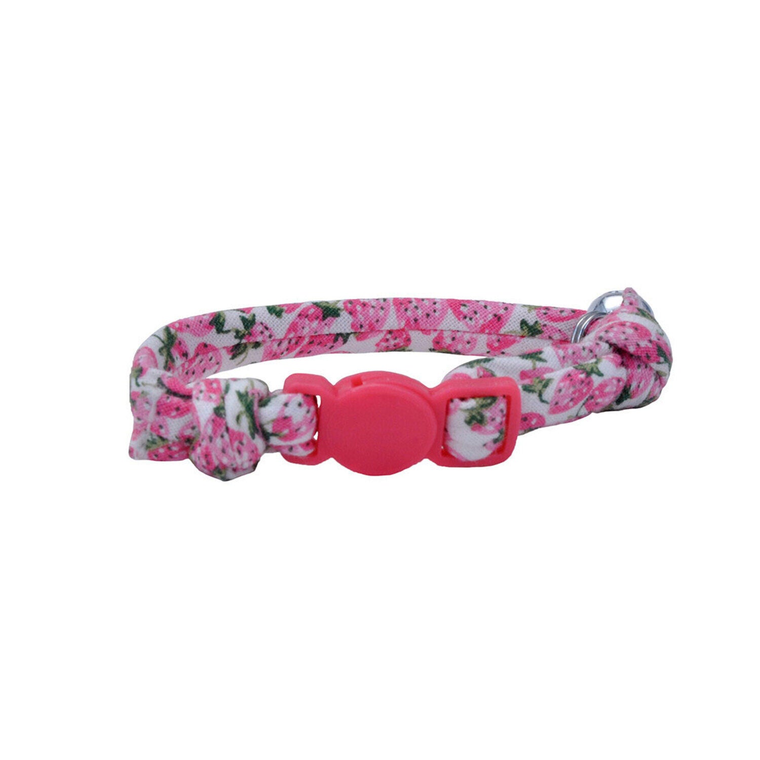 Coastal Li'l Pals&reg; Round Kitten Cat Collar, Strawberries, 5/16" X 8"