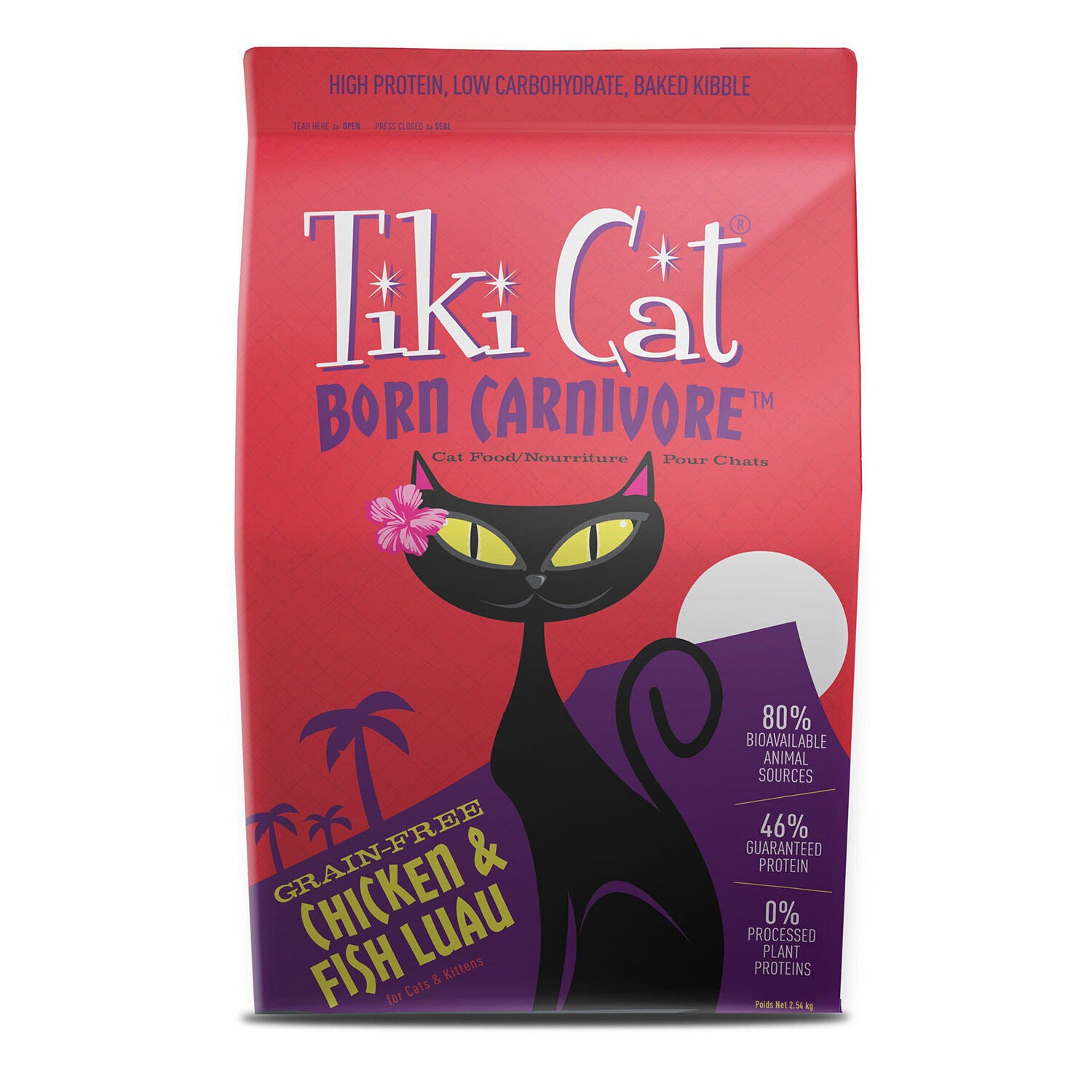 Tiki Cat Born Carnivore Dry Cat Food, Chicken, Herring & Salmon Recipe