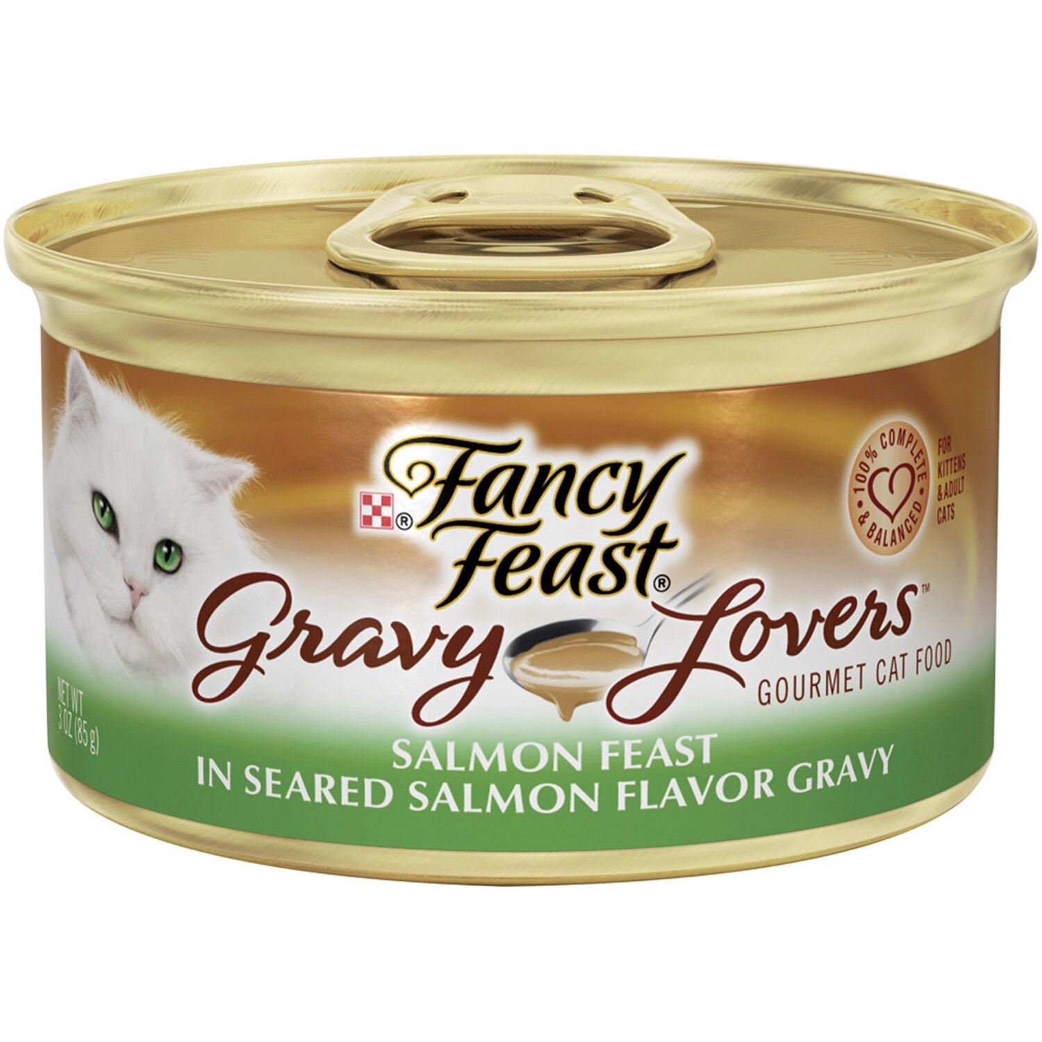 Fancy Feast Gravy Lovers Salmon Feast Gourmet Wet Cat Food Pet