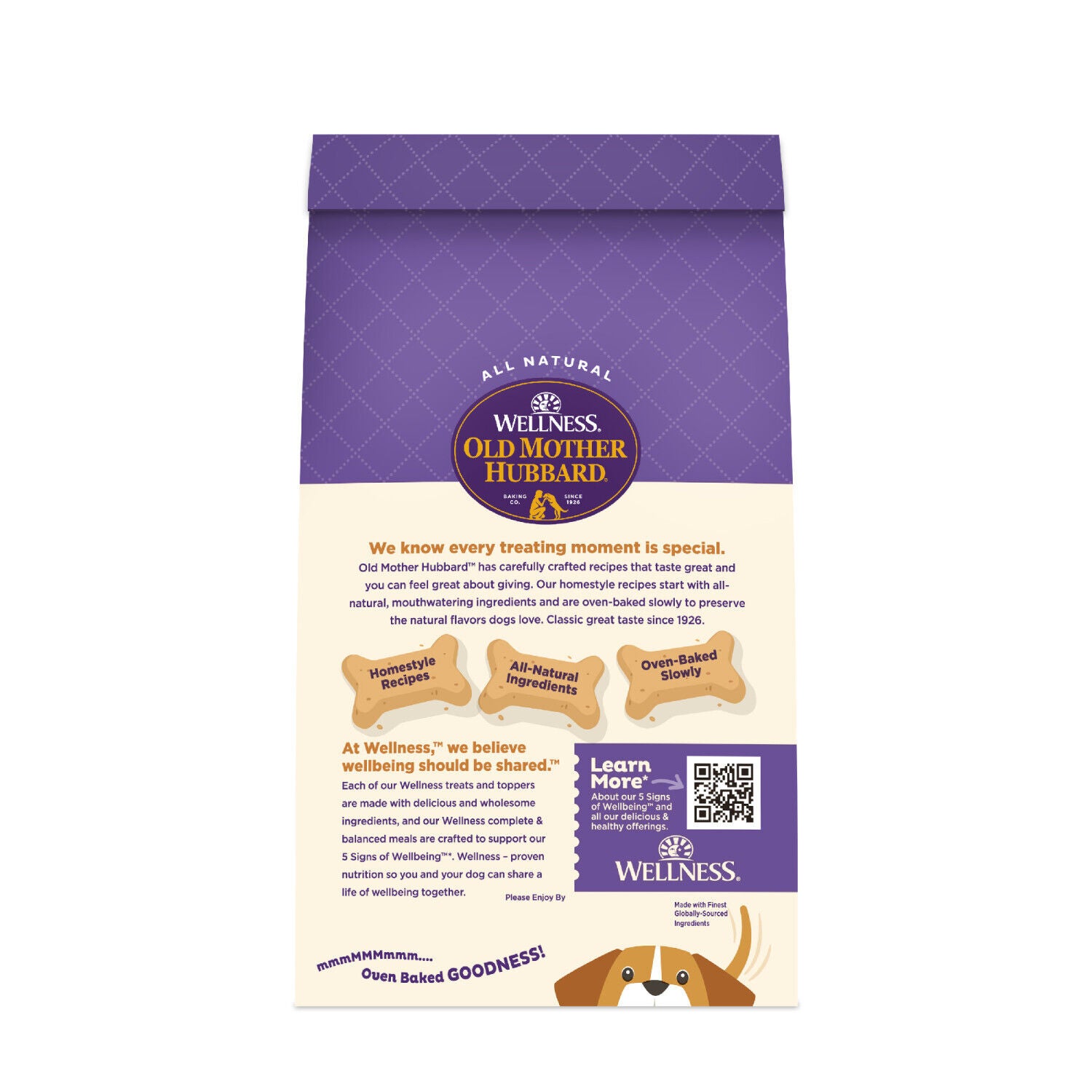 Wellness Old Mother Hubbard P-Nuttier Dog Biscuits, Natural, Training Treats, Peanut Butter Flavor, Small Size Dog Treat, 20 Ounce Bag
